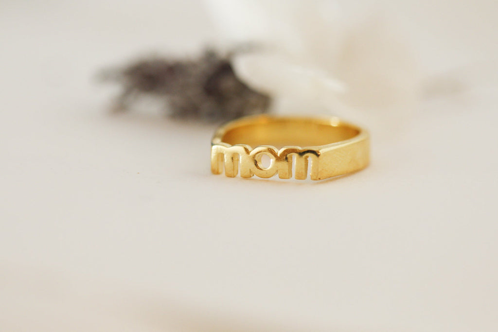 Ring Gold Mom - schneckenhaus-schmuck